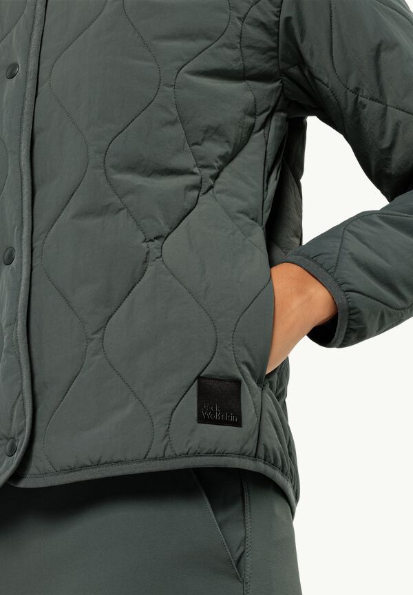 WANDERMOOD INS JKT W - Women\'s jacket – insulating slate M WOLFSKIN JACK green 