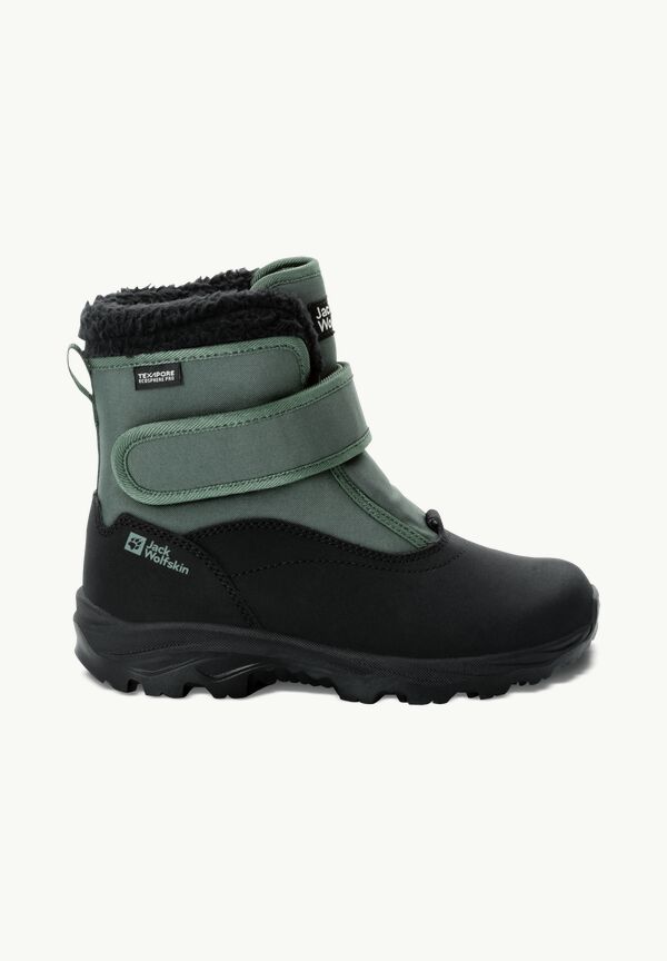 green - - – winter VC waterproof VOJO Kids\' K TEXAPORE MID WOLFSKIN 40 JACK SHELL boots slate