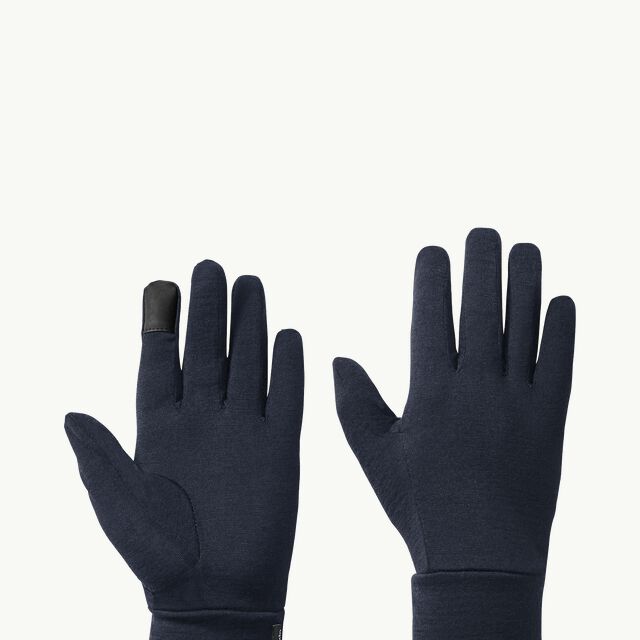 Merino - GLOVE - blue gloves MERINO – WOLFSKIN M night JACK