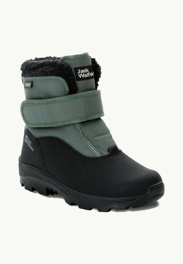 VOJO SHELL TEXAPORE WOLFSKIN - boots MID VC - Kids\' K green – winter slate JACK waterproof 40