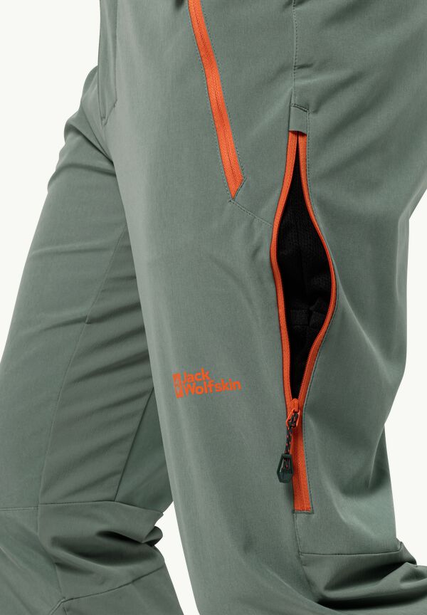 green - - – hedge PANTS for trousers ALPSPITZE TOUR men 50L JACK touring M Softshell WOLFSKIN ski