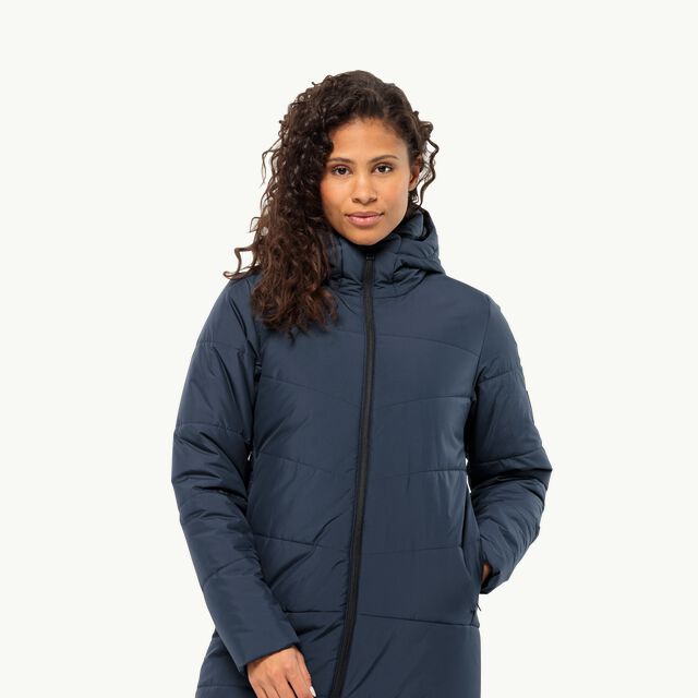 Women\'s DEUTZER coat - JACK – blue M COAT night winter - WOLFSKIN W