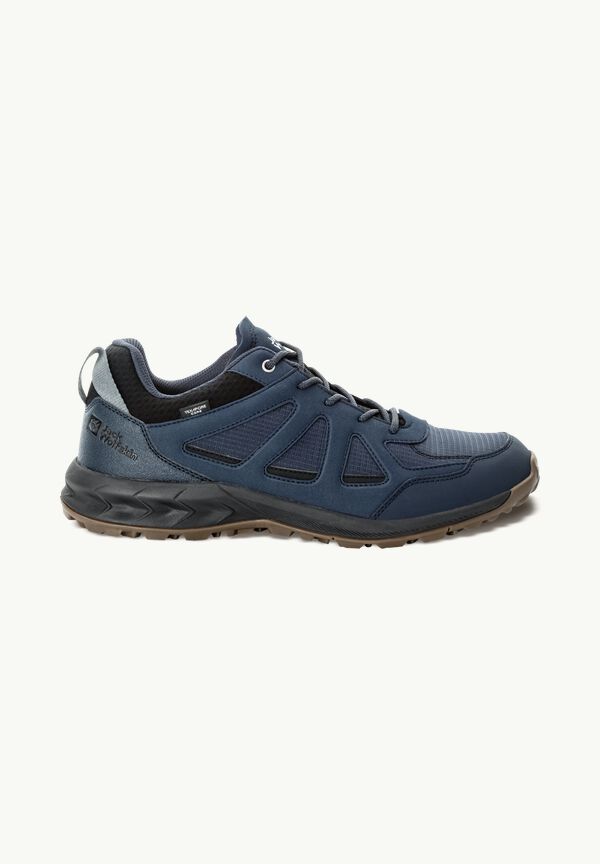 - - night LOW blue hiking Men\'s TEXAPORE shoes M 40.5 WOODLAND – waterproof JACK WOLFSKIN 2