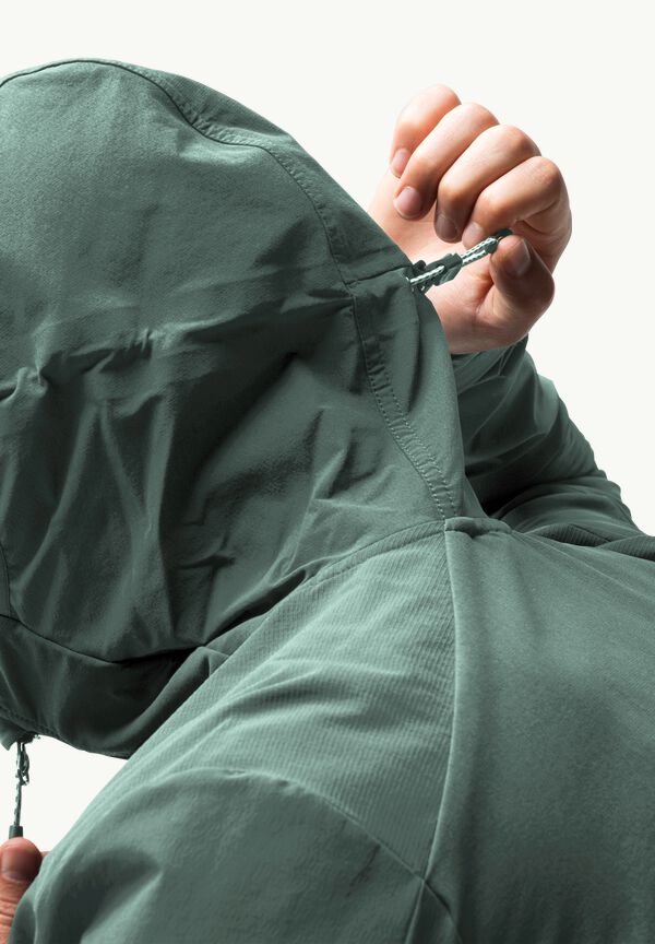 KAMMWEG JKT M - men hedge WOLFSKIN green – Trekking M jacket JACK - softshell