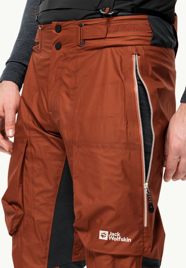 touring ALPSPITZE PANTS system - ski AIR Breathable M for with tracking trousers - carmine men RECCO® WOLFSKIN JACK XXL –