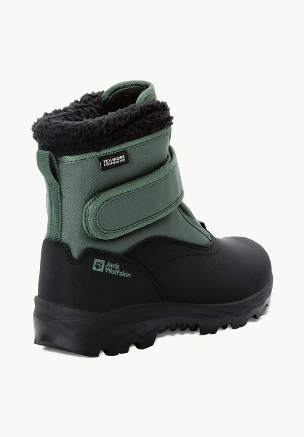 K - boots winter SHELL VOJO – 40 waterproof MID TEXAPORE Kids\' green WOLFSKIN JACK slate - VC