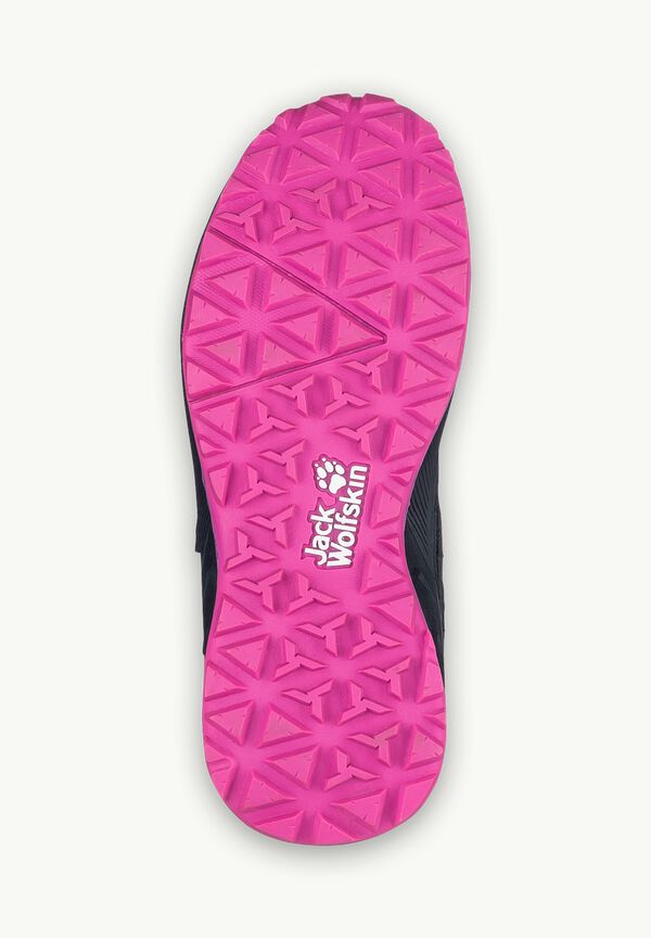 TEXAPORE Kids\' hiking VC WOODLAND pink K LOW blue JACK - - shoes waterproof – / 34 WOLFSKIN