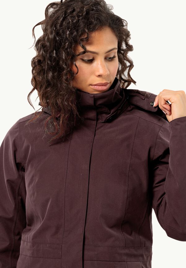 boysenberry - JACK - OTTAWA COAT jacket – S 3-in-1 WOLFSKIN Women\'s