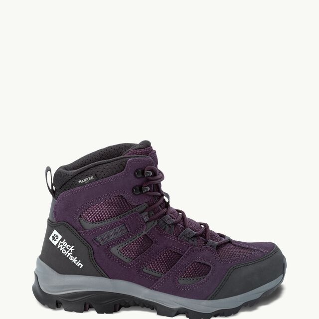 - MID Women\'s W – grey JACK / waterproof WOLFSKIN 39.5 shoes - purple hiking TEXAPORE 3 VOJO