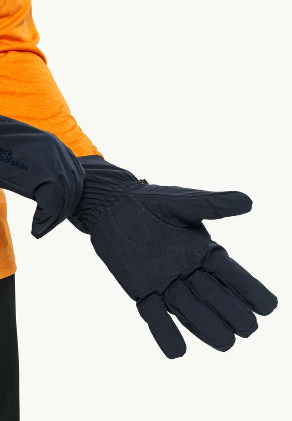 HIGHLOFT GLOVE - night blue Windproof gloves - JACK WOLFSKIN – XL