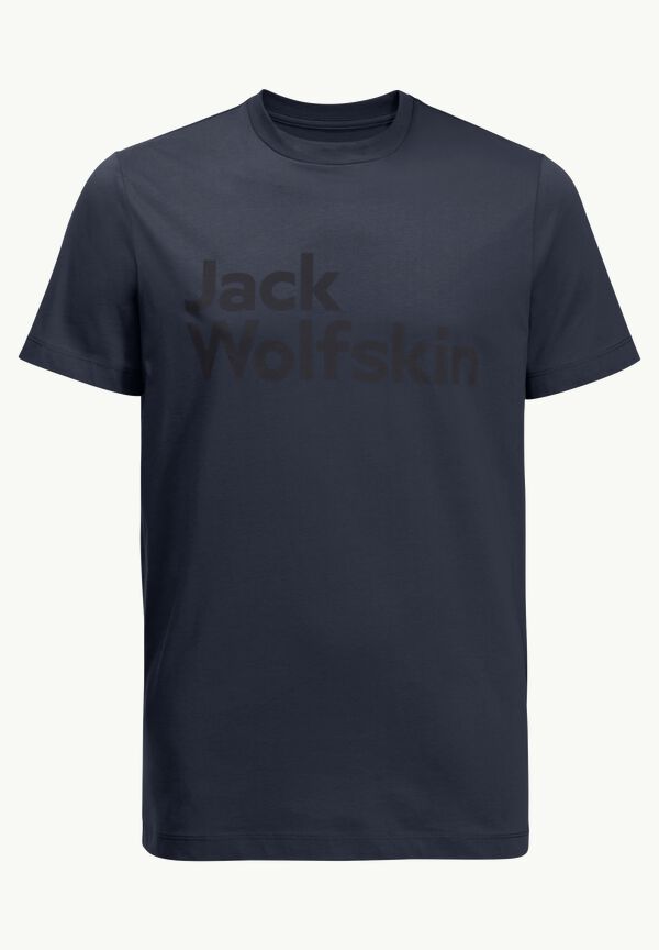 ESSENTIAL LOGO T M cotton organic Men\'s – WOLFSKIN 3XL - night - blue T-shirt JACK