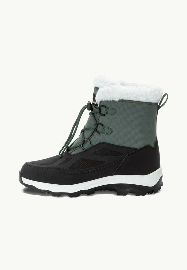 XT VOJO WOLFSKIN boots MID Kids\' green – slate JACK waterproof TEXAPORE K SHELL winter - - 32