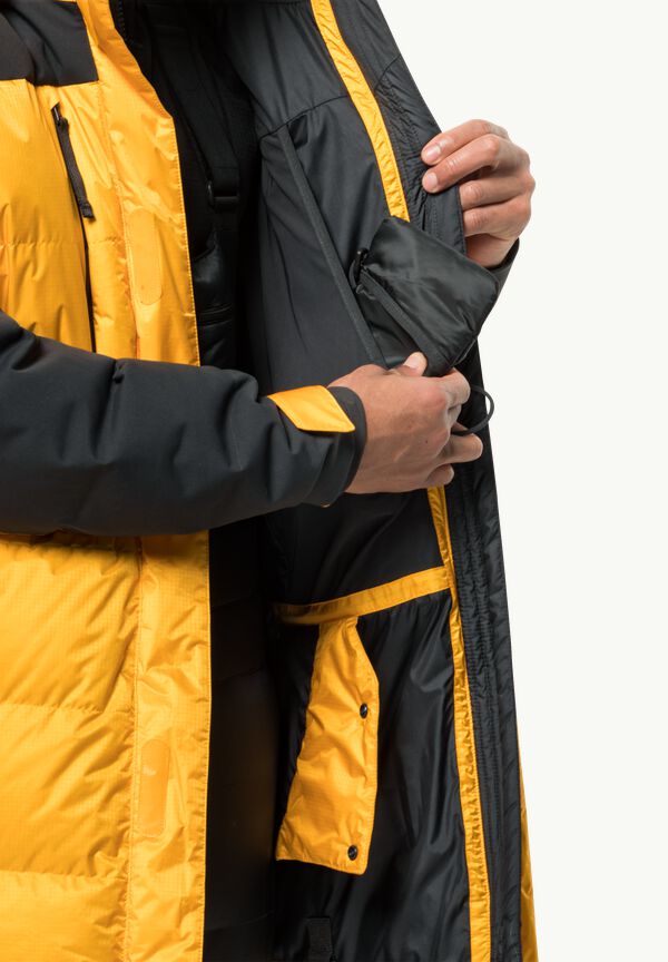 yellow - Men\'s SERIES expedition – S burly COOK 1995 down XT jacket - JKT M JACK WOLFSKIN