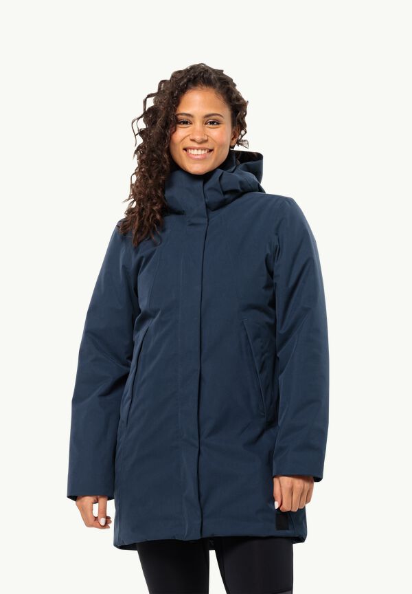 coat night waterproof - SALIER blue – XXL COAT winter JACK Women\'s - WOLFSKIN