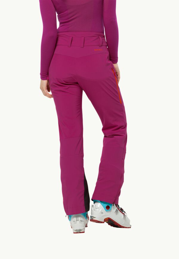 ALPSPITZE TOUR PANTS W - WOLFSKIN women ski Softshell JACK touring magenta trousers - – new for 38L