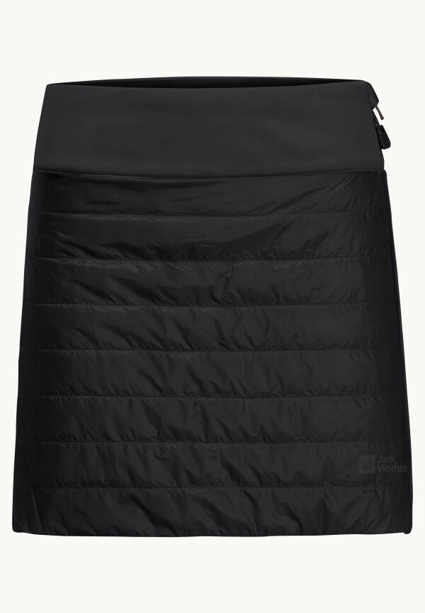 ALPSPITZE INS SKIRT W JACK XS Insulated black skirt - – - women WOLFSKIN