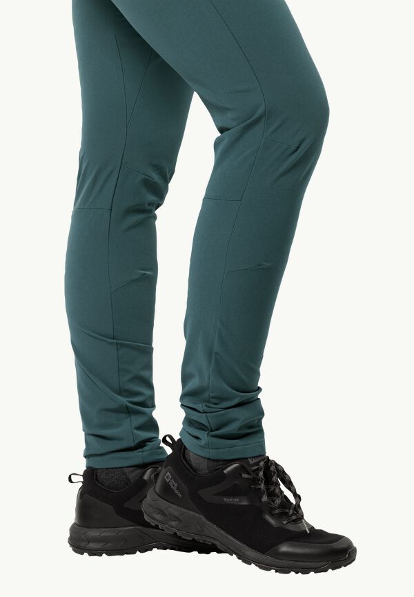 - Women\'s PANTS hiking WOLFSKIN softshell GEIGELSTEIN green SLIM JACK – - sea 44 trousers W