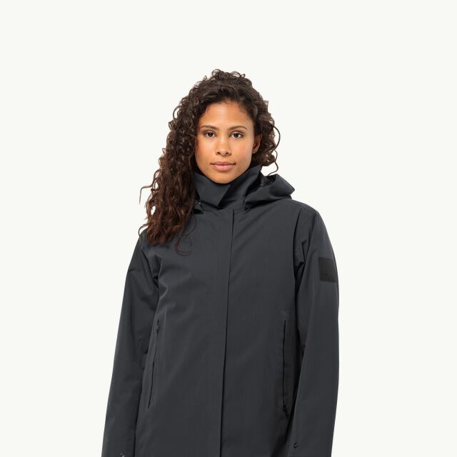 SALIER 3IN1 COAT W - in JACK S coat - women – 3 1 phantom WOLFSKIN