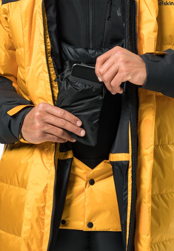 XT – jacket S SERIES JKT down - 1995 COOK - burly M Men\'s yellow JACK WOLFSKIN expedition