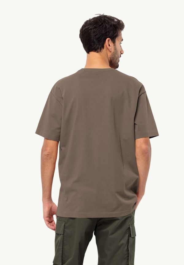T-shirt - S – - organic chestnut JACK Unisex cotton WOLFSKIN T ESCHENHEIMER
