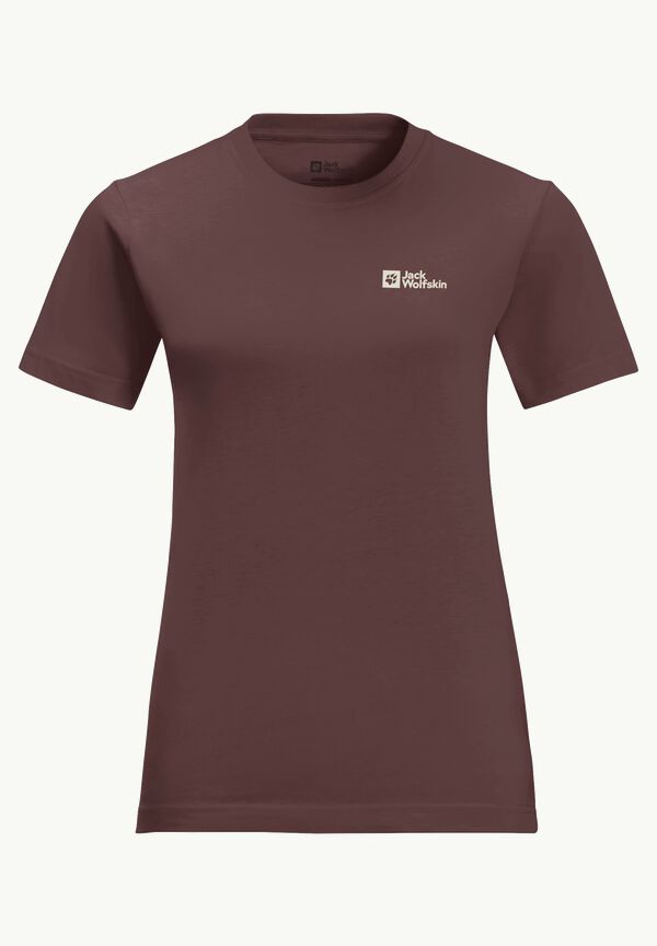 ESSENTIAL T W - boysenberry JACK WOLFSKIN T-shirt – organic cotton Women\'s XS 