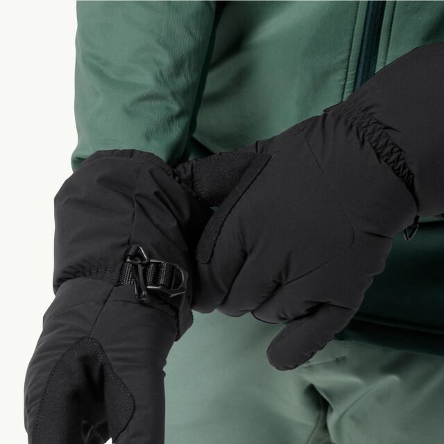 Waterproof black WHITE – gloves - JACK GLOVE WOLFSKIN M - BIG