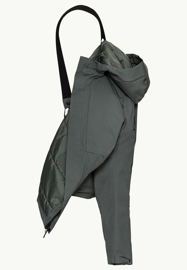 Men\'s winter XXL WANDERMOOD M jacket JKT WOLFSKIN – waterproof - - green slate JACK
