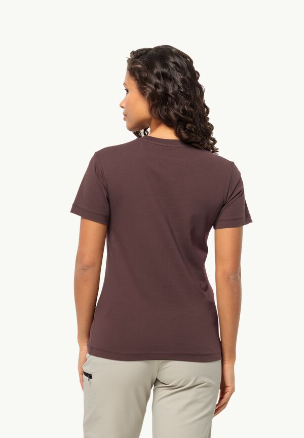 W JACK Women\'s - ESSENTIAL WOLFSKIN T T-shirt - XS organic cotton – boysenberry