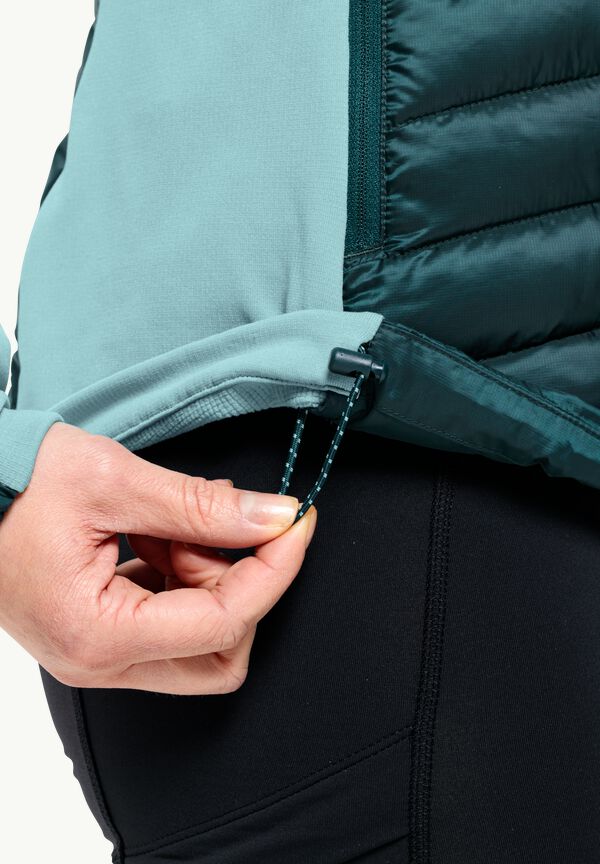 PRO - JKT W INS JACK ROUTEBURN jacket green - – insulating sea WOLFSKIN M Women\'s