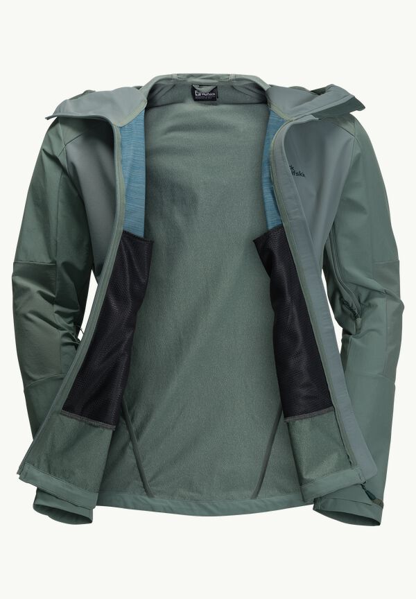 KAMMWEG JKT M - hedge Trekking - WOLFSKIN jacket green M men softshell – JACK
