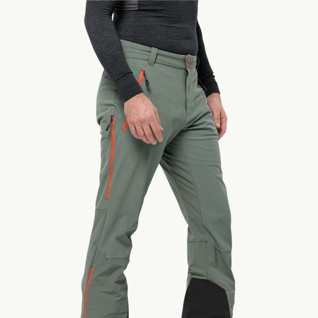 for - M trousers men WOLFSKIN ski – green touring 50L PANTS JACK TOUR Softshell ALPSPITZE hedge -