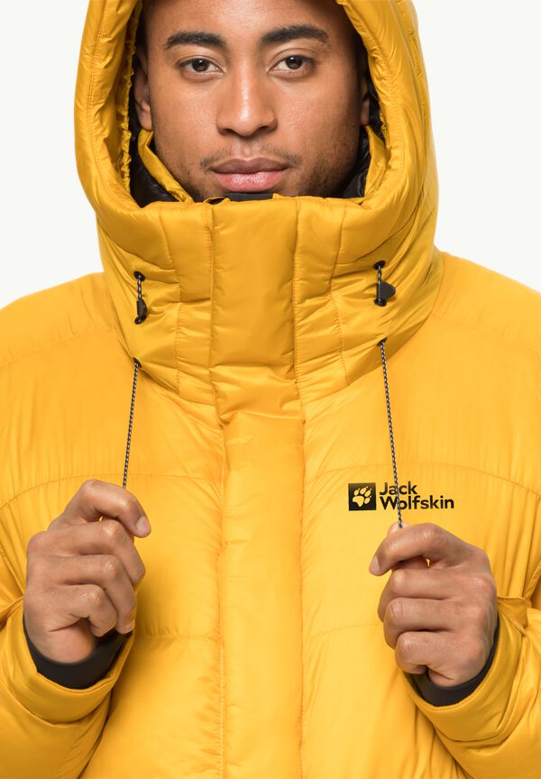 - SERIES burly XT HOODY - – JACK WOLFSKIN Expedition M yellow 1995 down jacket DOWN