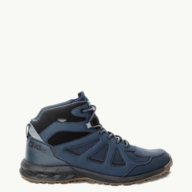 WOODLAND 2 TEXAPORE MID - shoes blue - waterproof Men\'s – night JACK WOLFSKIN hiking M 47.5