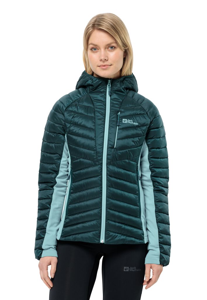 ROUTEBURN PRO INS JKT W - green insulating - jacket Women\'s sea M – WOLFSKIN JACK