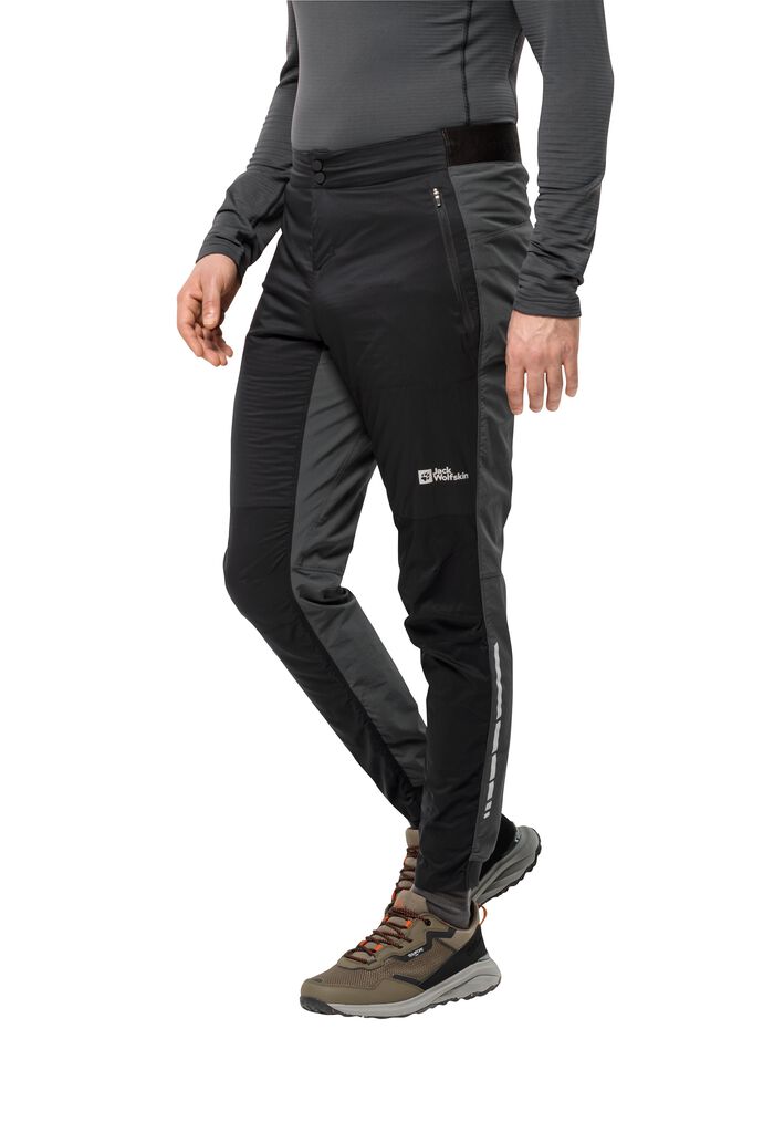 trousers men M M – WOLFSKIN cycling - MOROBBIA Breathable black - ALPHA PANTS JACK