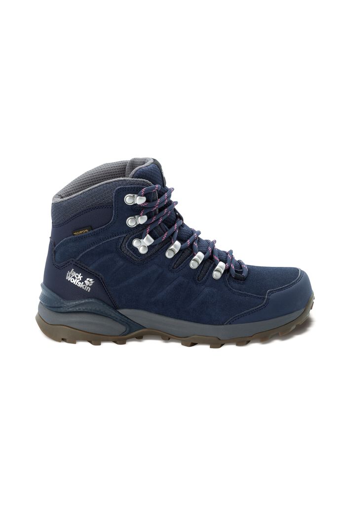 REFUGIO TEXAPORE MID W - – grey - JACK 39 Women\'s hiking dark waterproof / blue WOLFSKIN shoes