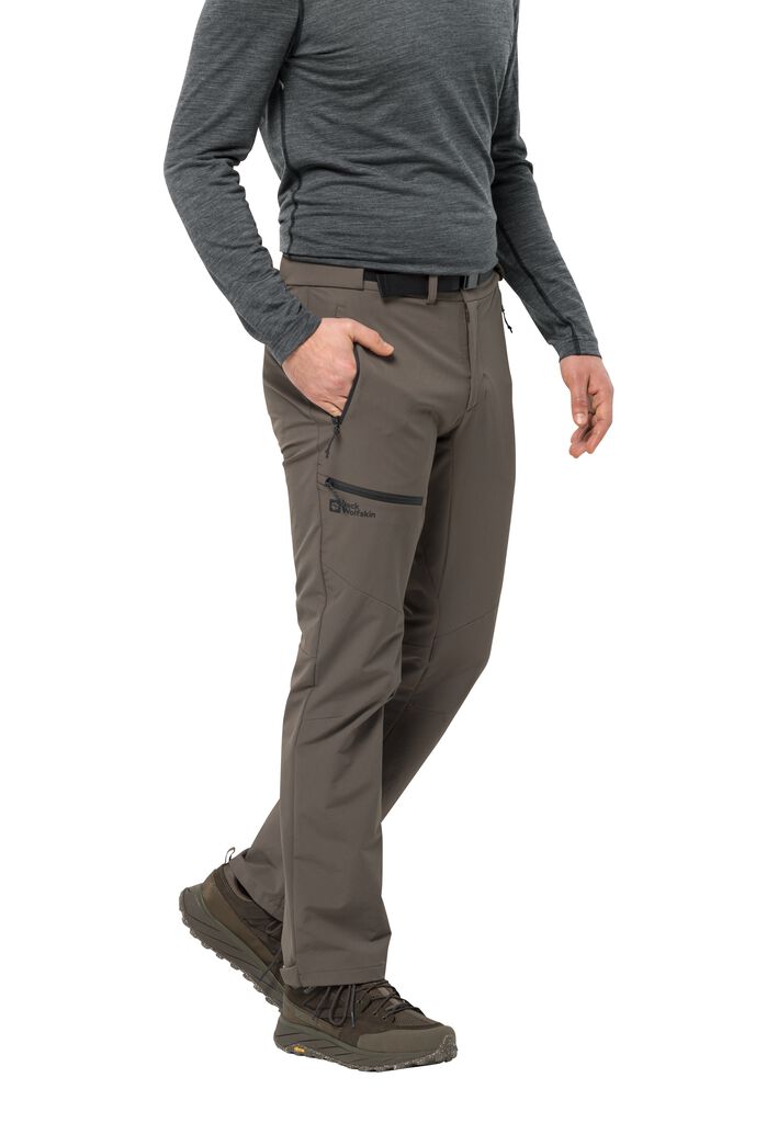 coffee - HOLDSTEIG - trousers cold softshell WOLFSKIN M – JACK hiking 52 Men\'s PANTS