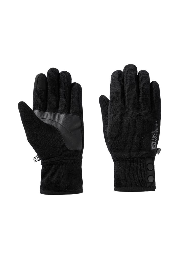 WINTER WOOL GLOVE - – WOLFSKIN black gloves - JACK Ladies\' XL