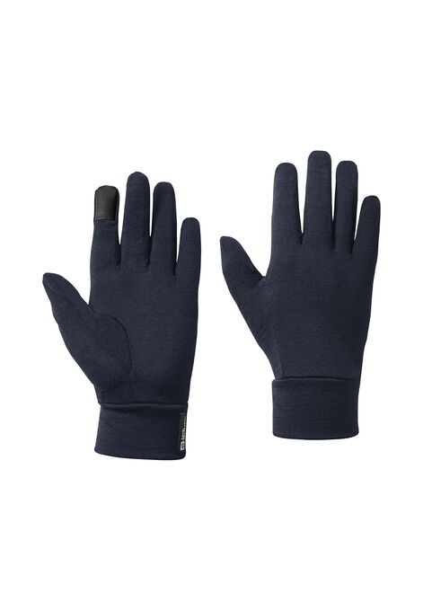 MERINO GLOVE – M night gloves WOLFSKIN blue - Merino JACK 