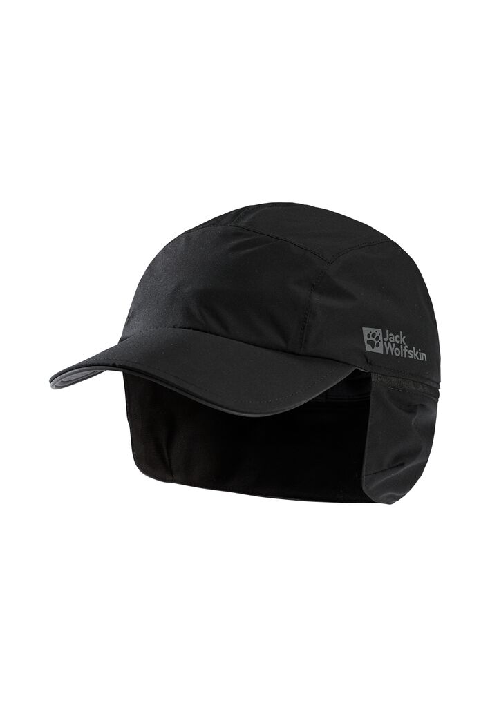 JACK - - CAP L peaked WINTER – Waterproof WOLFSKIN black cap