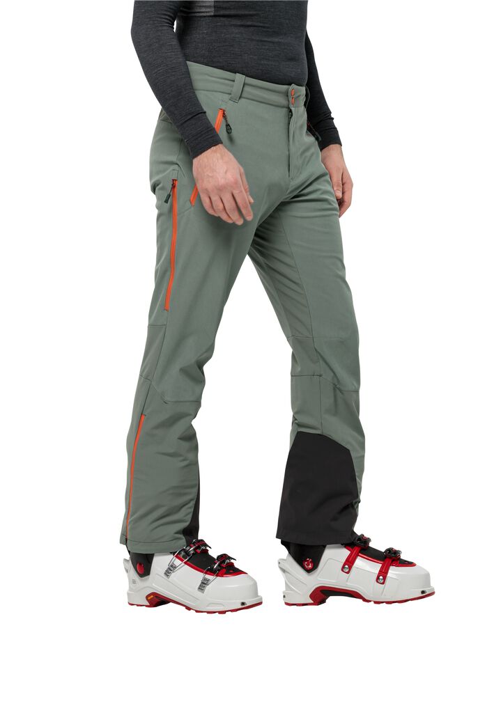 ALPSPITZE TOUR ski 50L – - trousers M hedge for PANTS - Softshell JACK green men WOLFSKIN touring