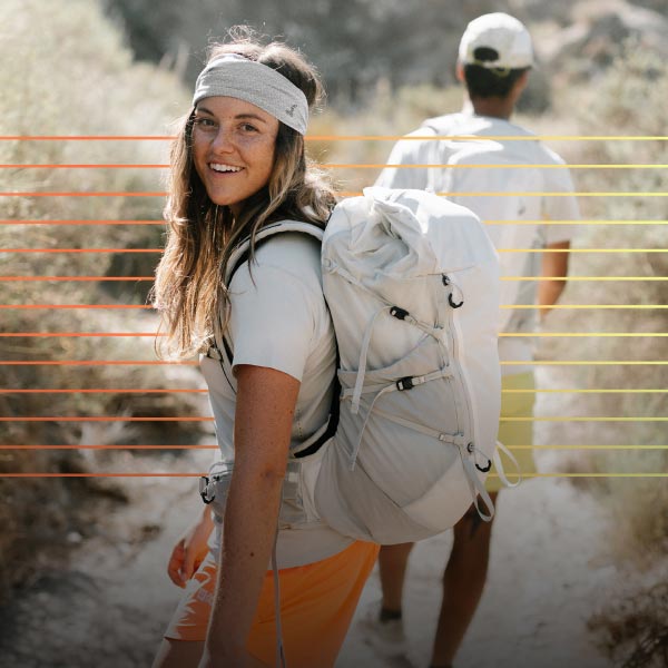 Our lightest hiking packs